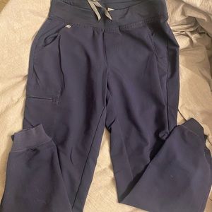 Figs Zamora Scrub Pants Navy Blue Small
